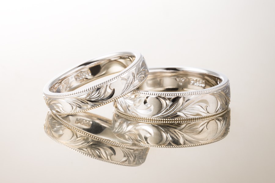 金沢市でオススメの結婚指輪ハワイアンジュエリー彫りの意味②【MAILE】